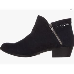 American Rag Abby Bootie Women's Size 10 Navy Side Zip New w/o Box